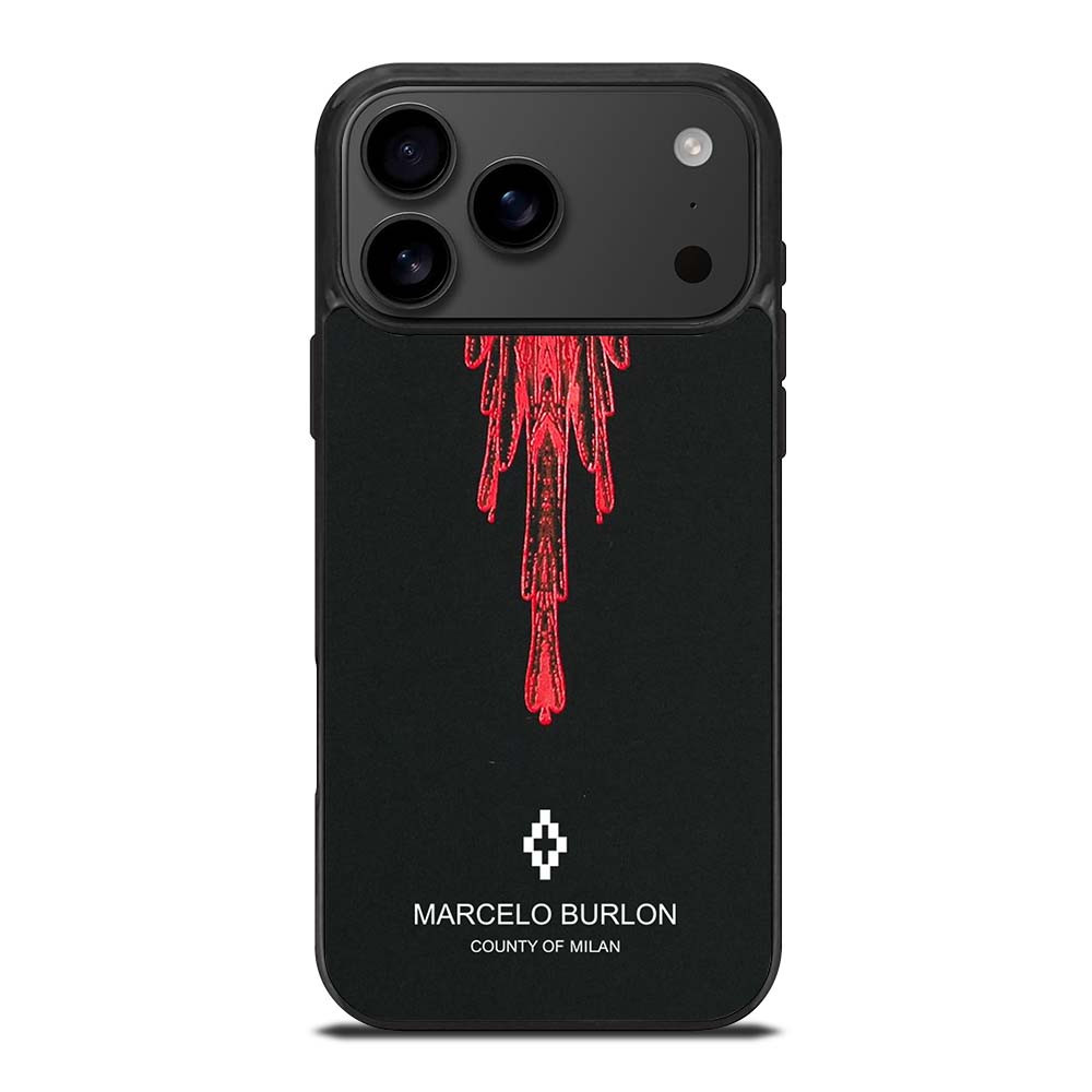 MARCELO BURLON RED iPhone 17 Pro Max Case